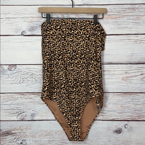 aerie Other - NWT Aerie One Piece Leopard Cheeky Swimsuit XL